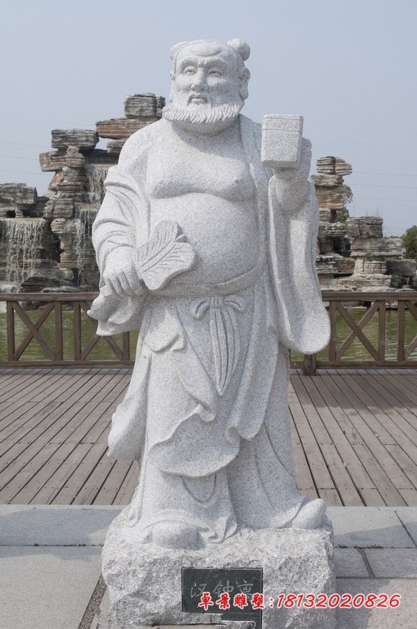 八仙人物石雕大理石公园人物雕塑