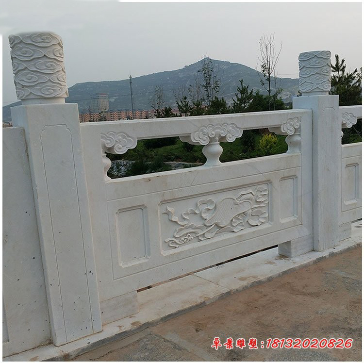 大理石栏板，石桥栏杆栏板 