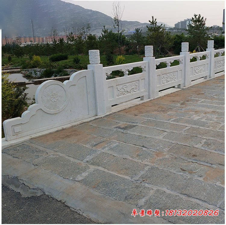 大理石栏板，石桥栏杆栏板