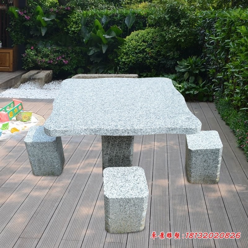 方桌方凳，公园石桌石凳
