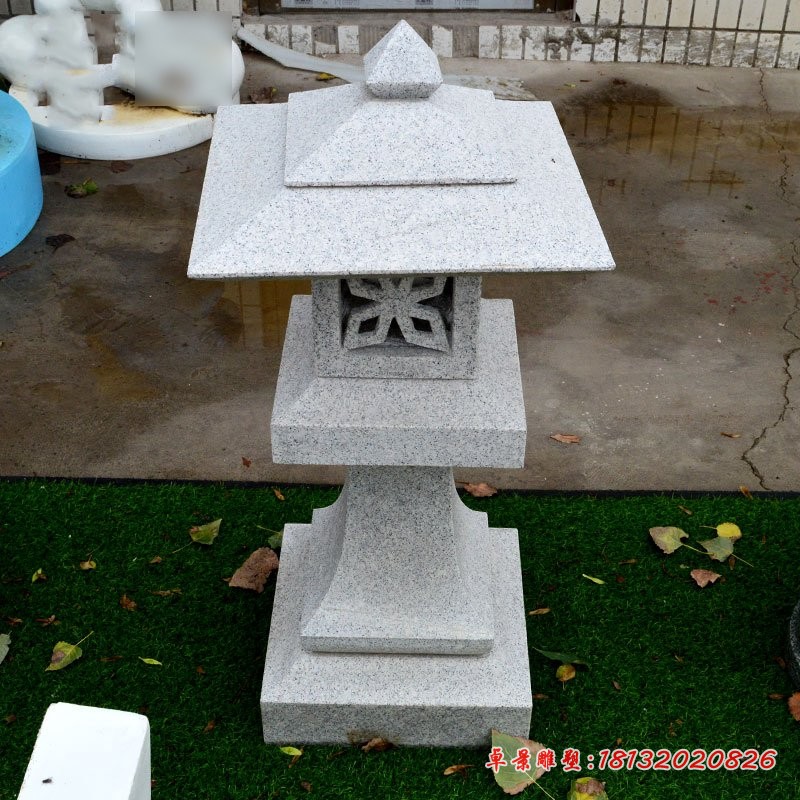 仿古宫灯石雕，大理石灯