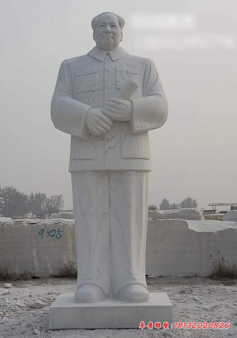 立式毛主席，大型伟人石雕像