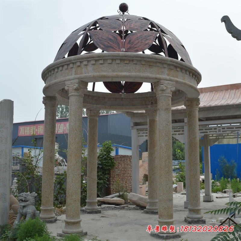 凉亭石雕，大理石欧式亭子