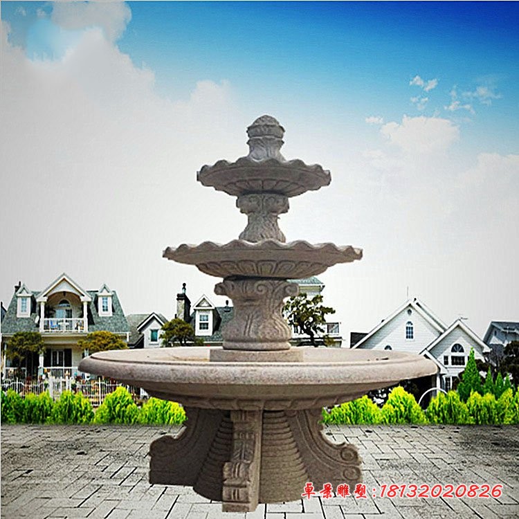 欧式喷泉，广场景观石雕