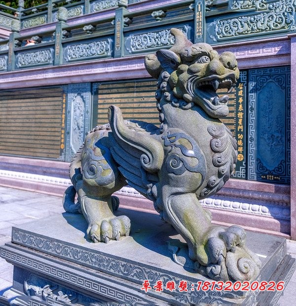 貔貅石雕大理石镇宅貔貅雕塑