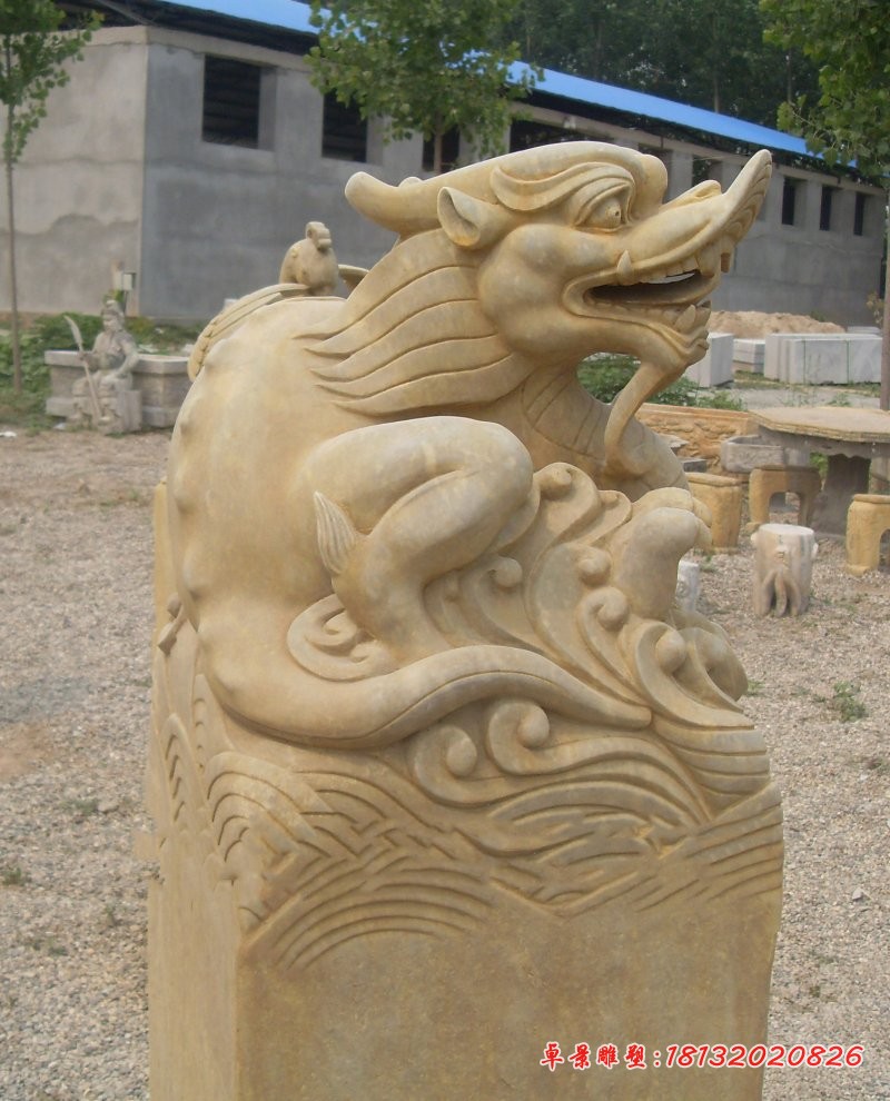 青龙石雕 公园神兽石雕