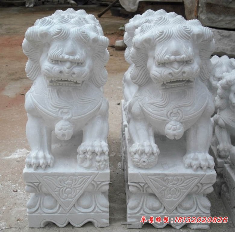 石雕北京狮 看门石狮子雕塑