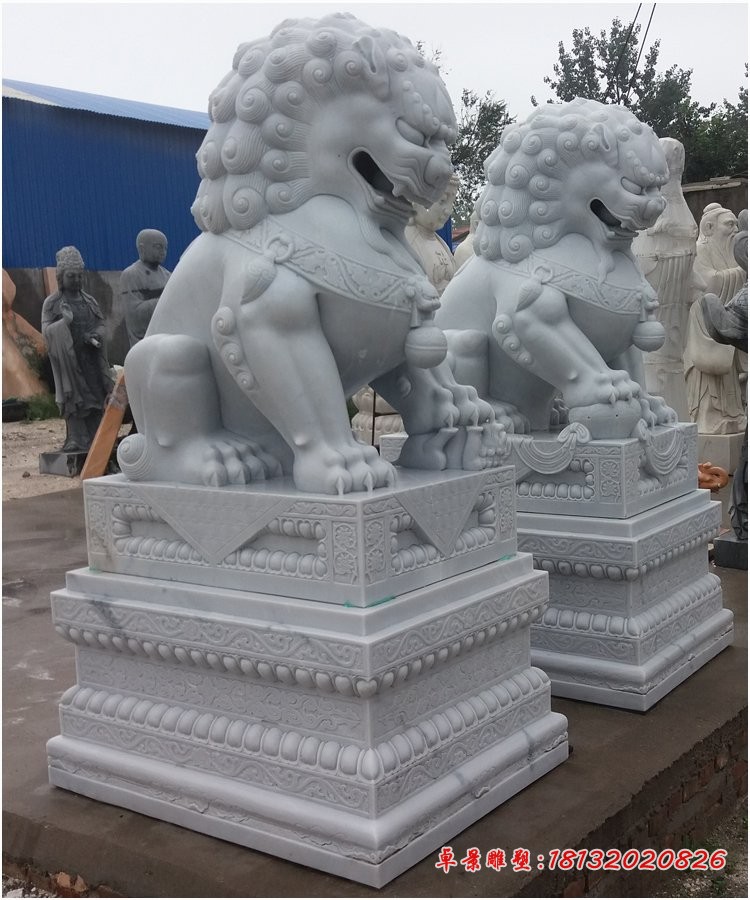 石雕狮子，天安门狮子 (4)