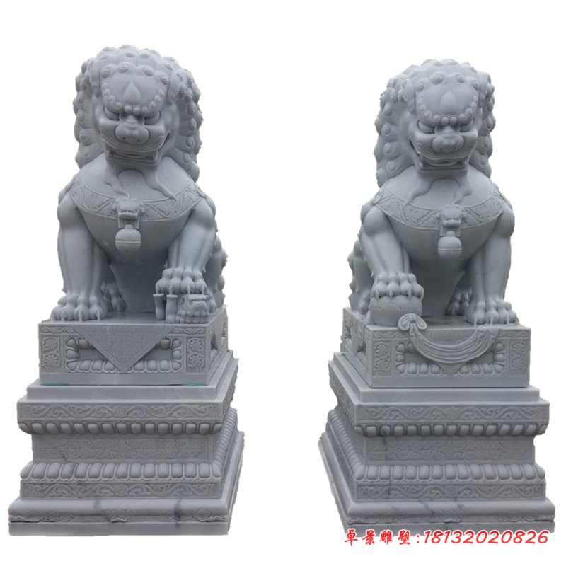 石雕狮子，天安门狮子 (2)