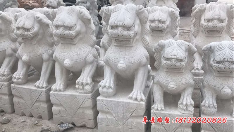 石雕狮子雕塑，小狮子雕塑 