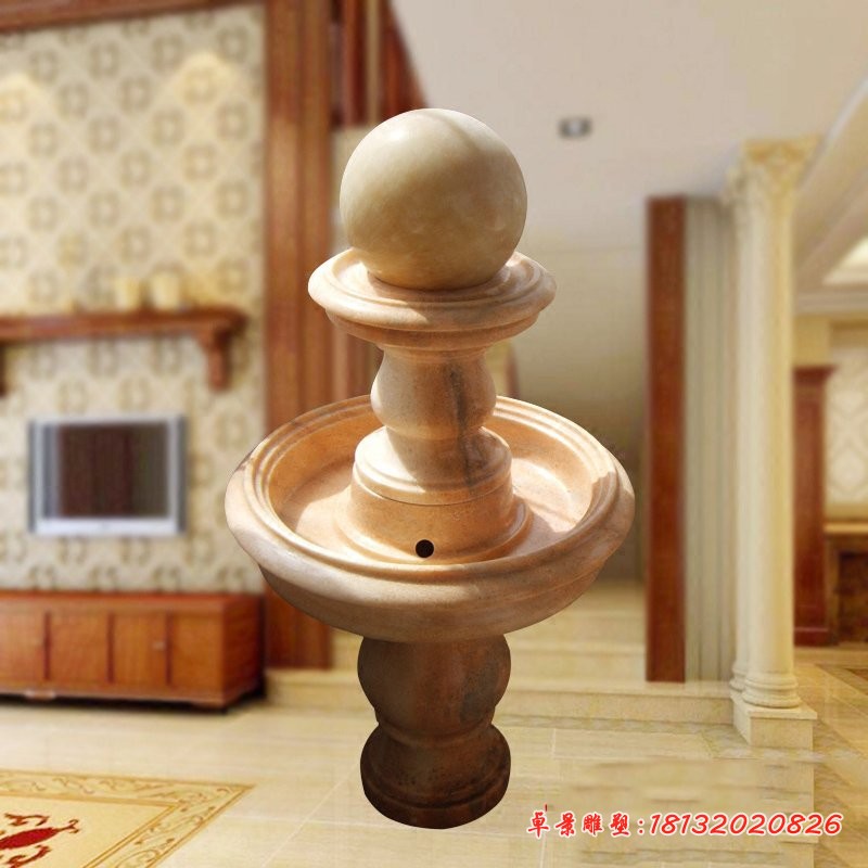 室内风水球石雕，景观石雕