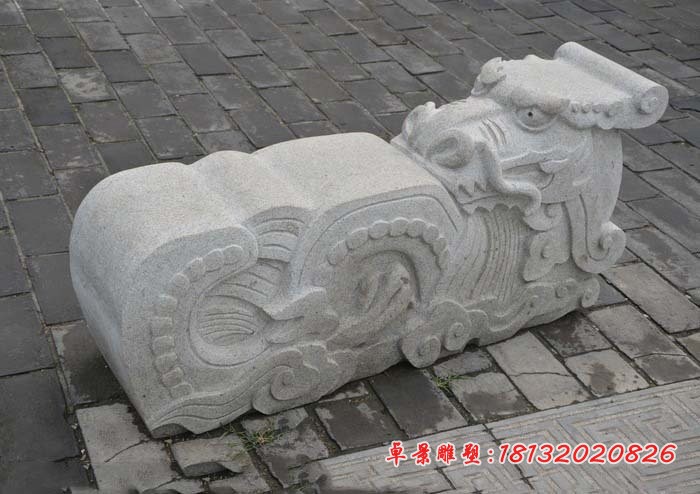 抽象十二生肖石雕  大理石动物石雕 (3)