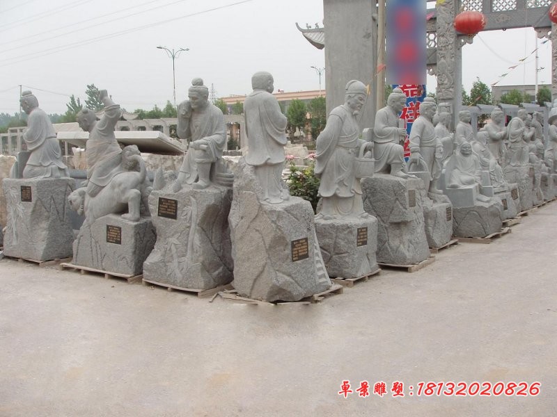 大理石二十四孝石雕公园人物石雕