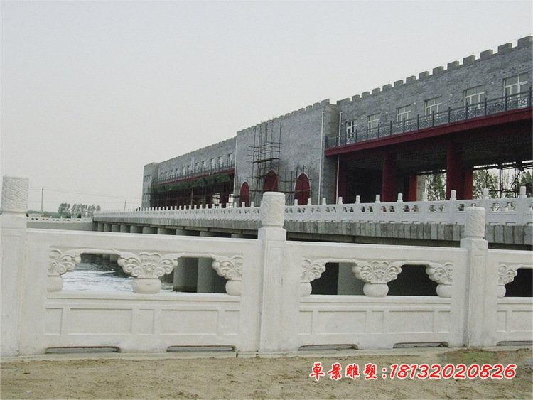 栏板石雕，大理石公园石栏板