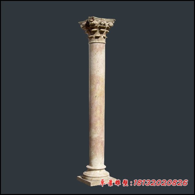 罗马柱石雕，大理石罗马柱 (2)