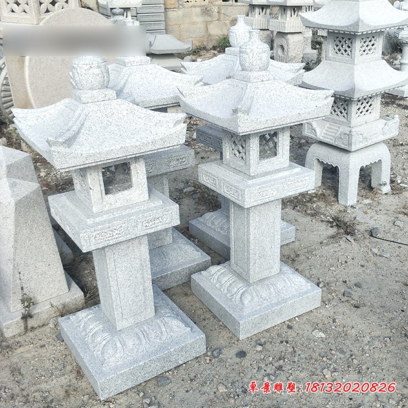 石灯雕塑，园林景观石雕