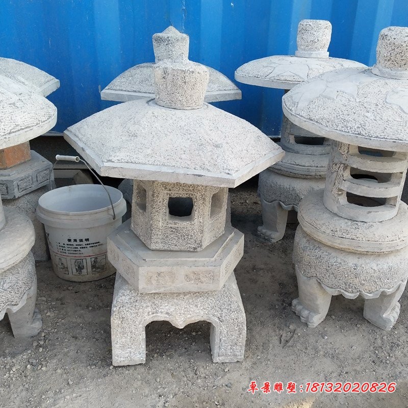 大理石灯，小区石灯 