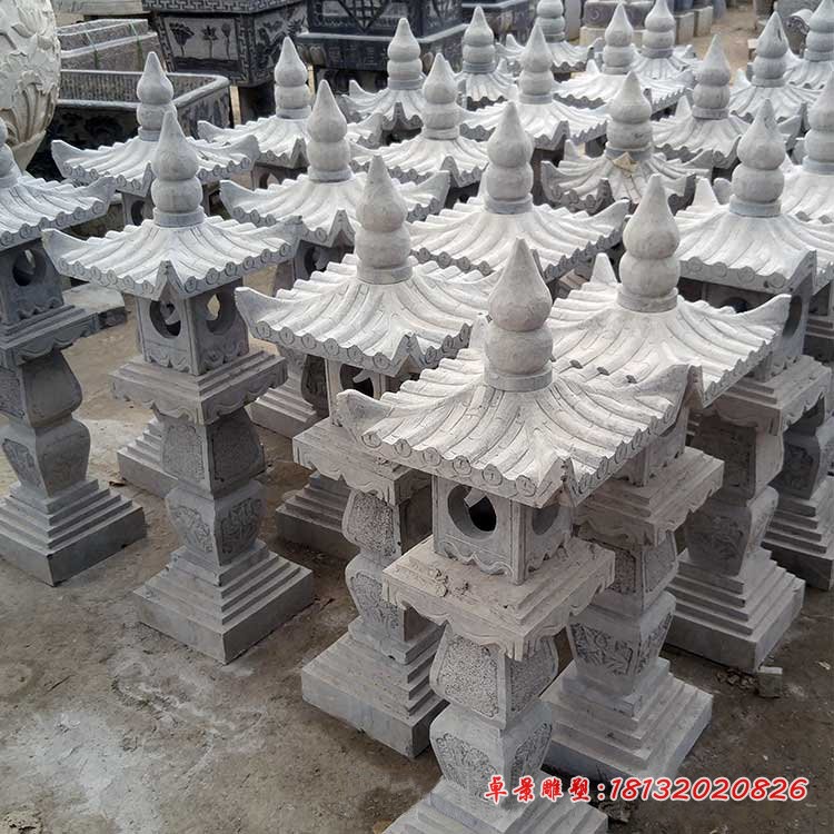 大理石灯，小区石灯 