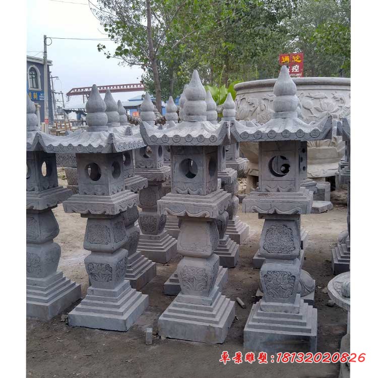 大理石公园灯 石雕照明灯