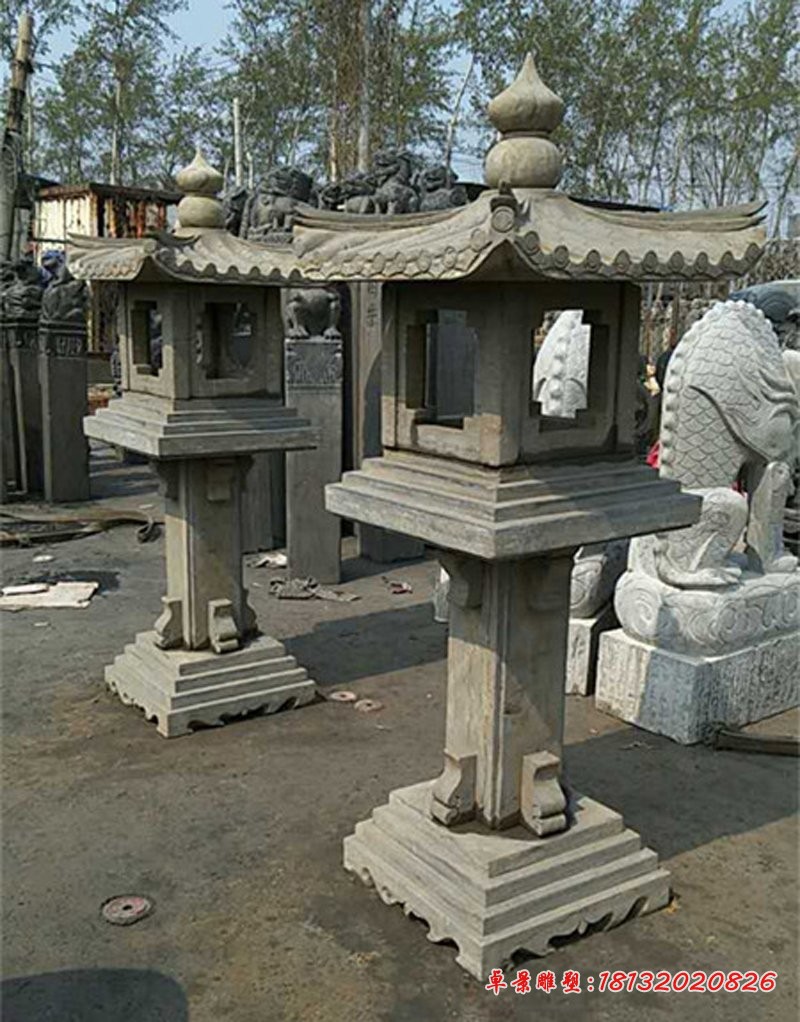 仿古照明石灯，公园石雕灯