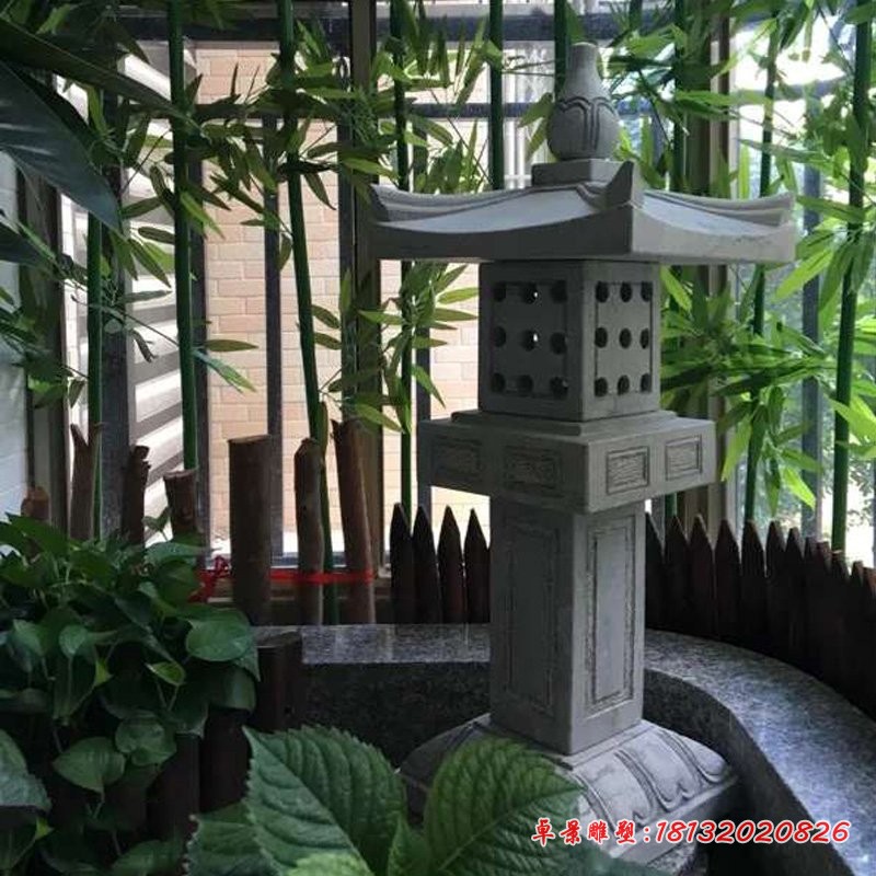 大理石宫灯公园石灯