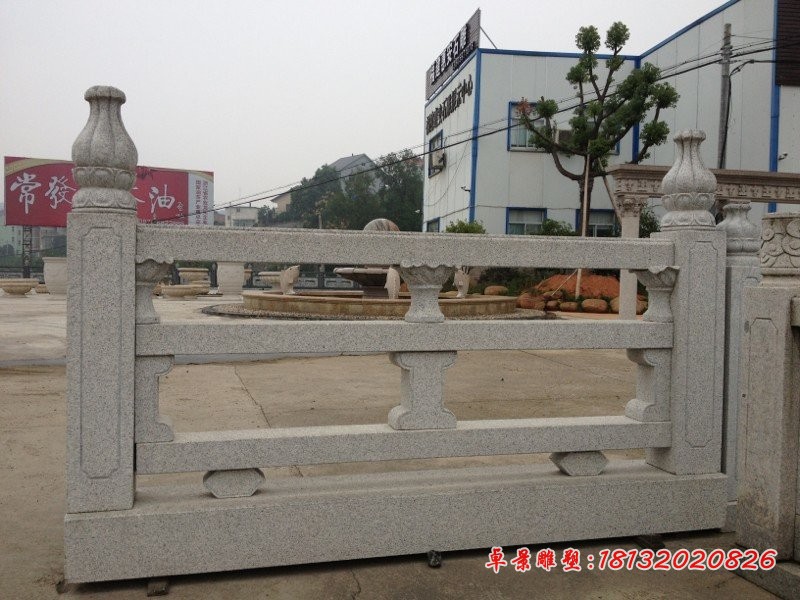 大理石栏板雕塑公园栏板石雕 