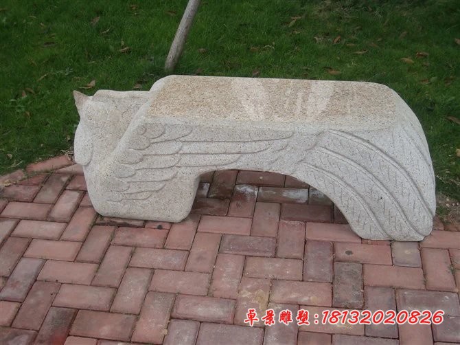 动物石凳雕塑公园凳子石雕