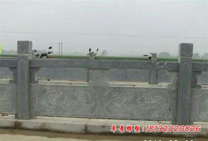 防护栏板石雕青石栏板雕塑 (1)