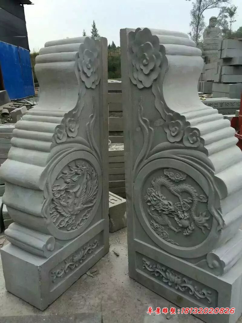 仿古石抱鼓雕塑门鼓石雕 (2)