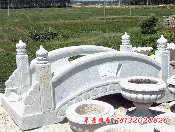 公园石雕桥大理石小桥雕塑