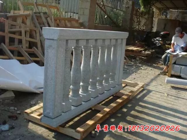 公园石栏杆雕塑汉白玉石雕栏杆 