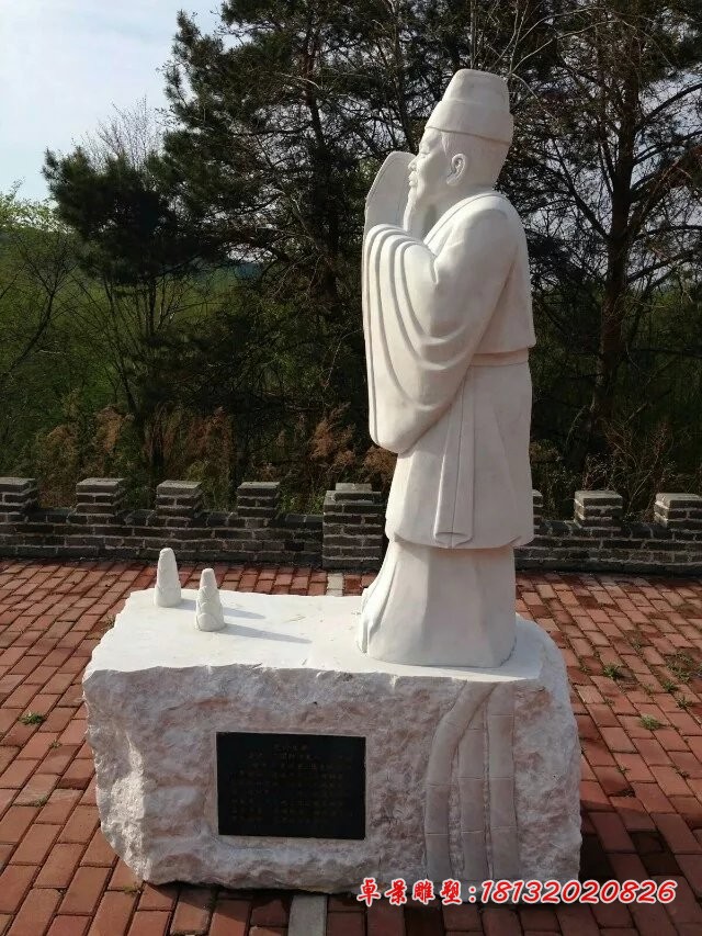 汉白玉二十四孝雕塑景区景观石雕 (1)