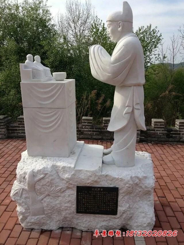 汉白玉二十四孝雕塑景区景观石雕 (8)