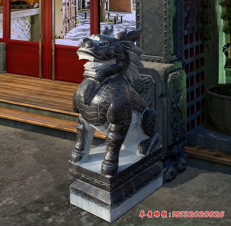 麒麟石雕，仿古神兽石雕
