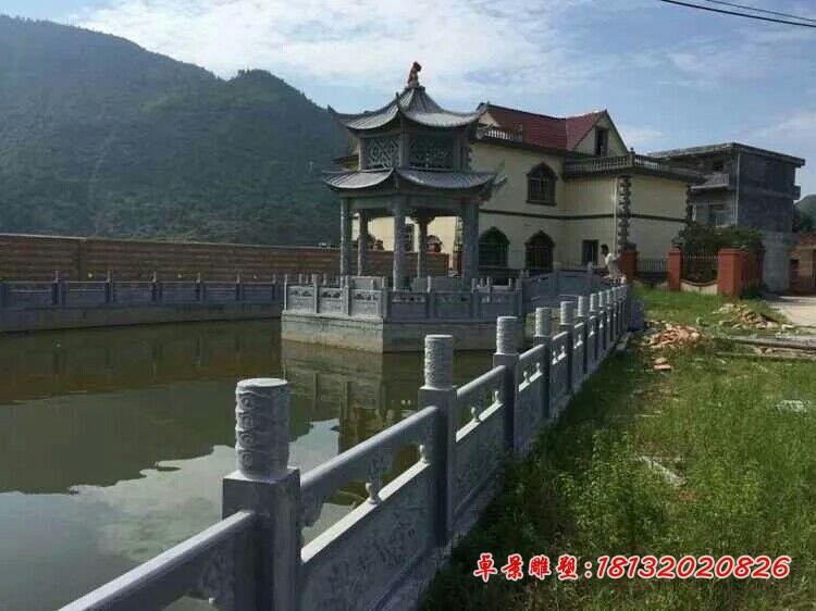 青石栏板雕塑公园栏板石雕