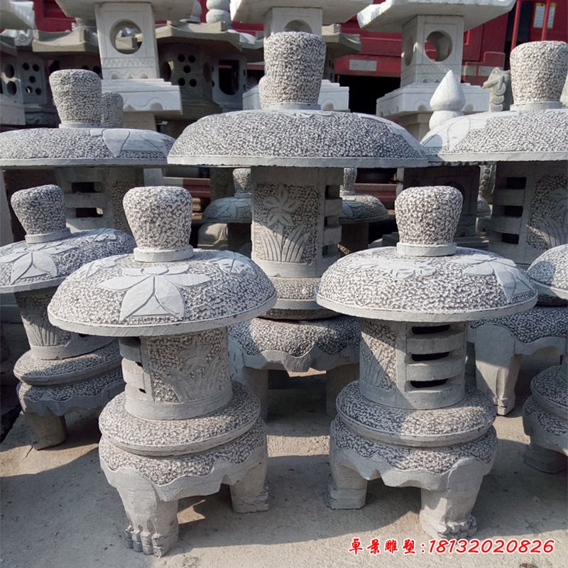 公园仿古石灯 石雕宫灯 (14)