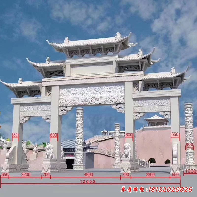 三门石牌坊 (44)