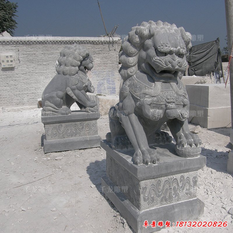 青石狮子雕塑 (79)