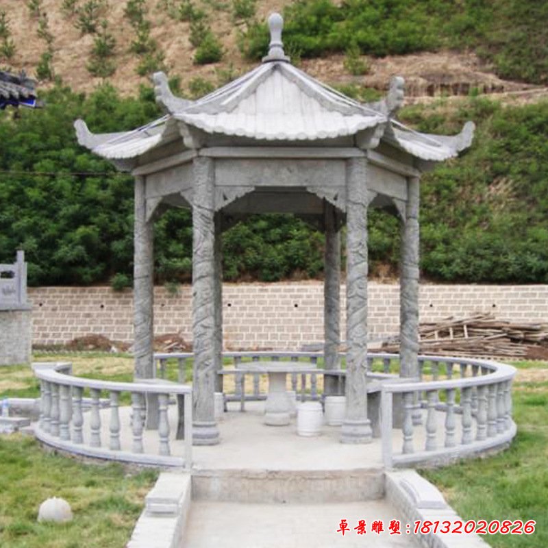 六角石凉亭 (85)