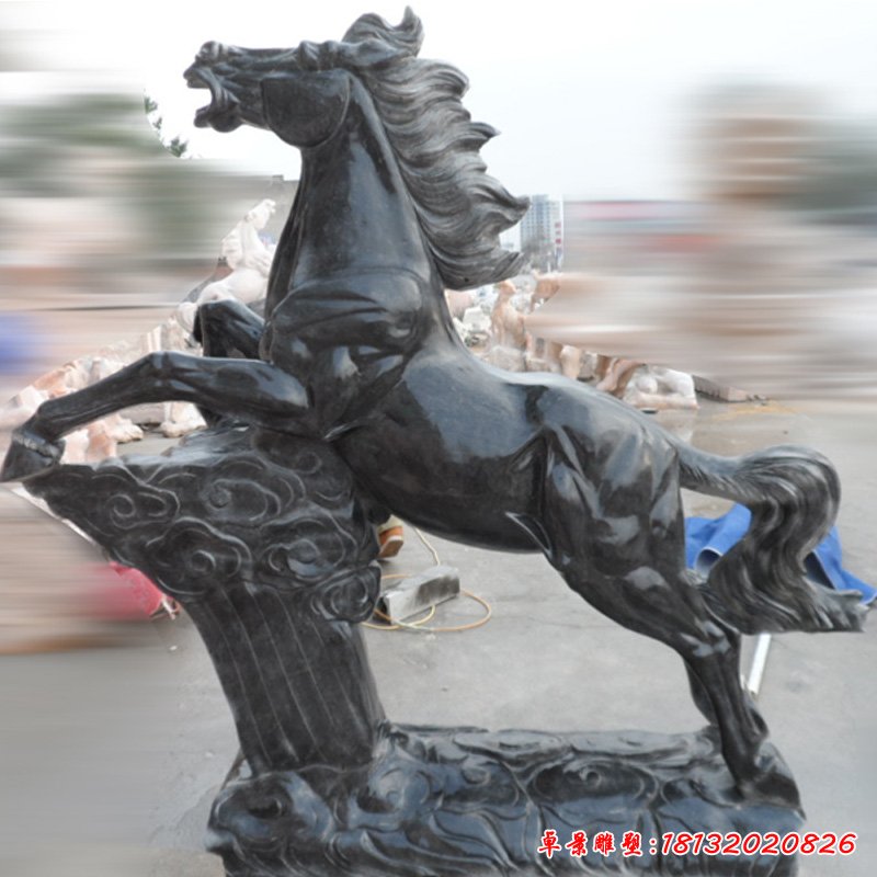 大理石生肖马雕塑 (45)