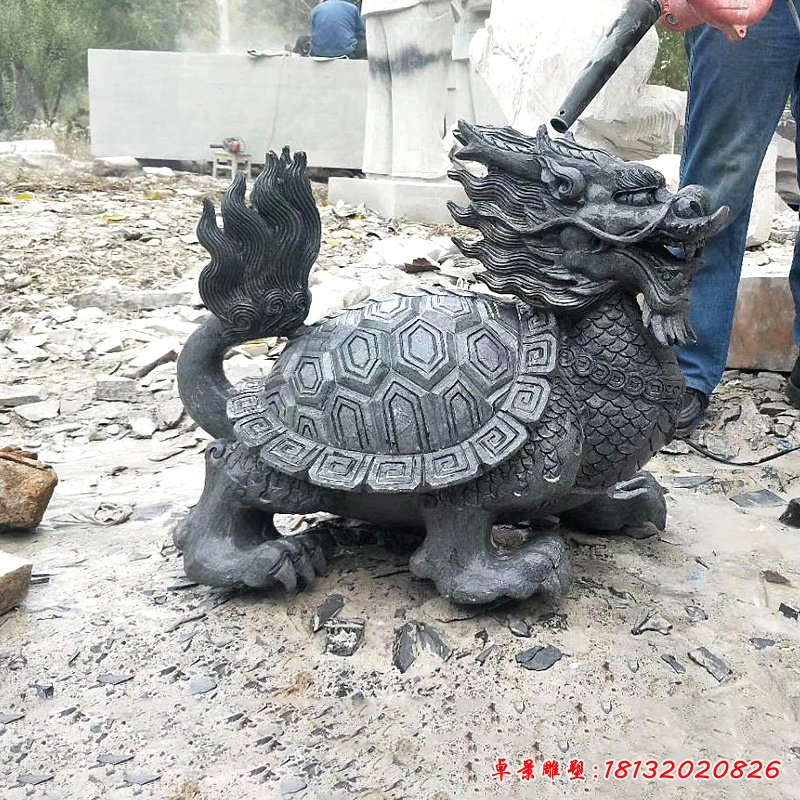 大理石龙龟雕塑