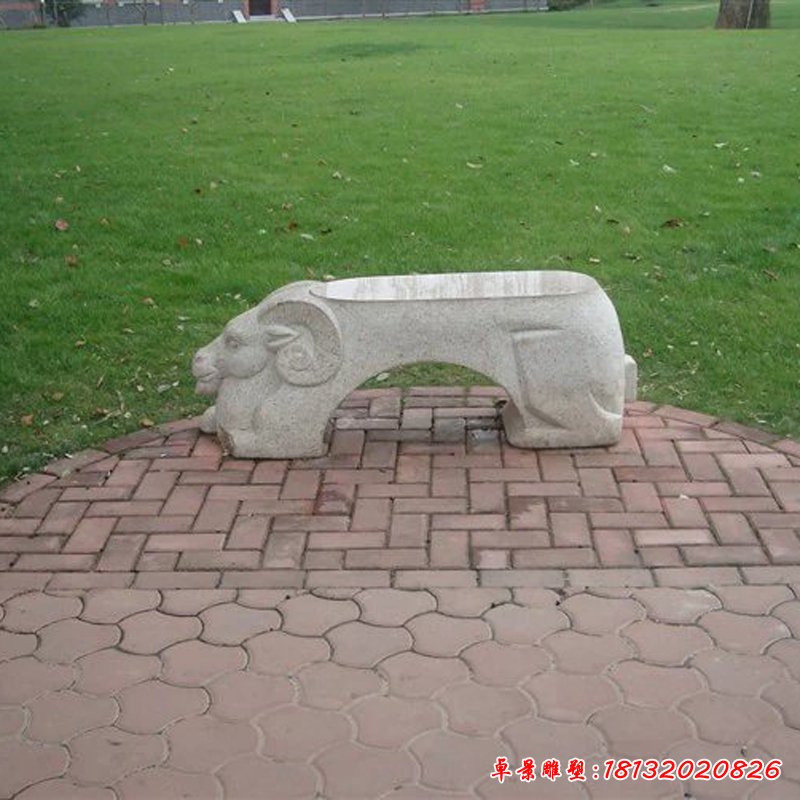 石凳，公园石凳，动物石凳 (3)