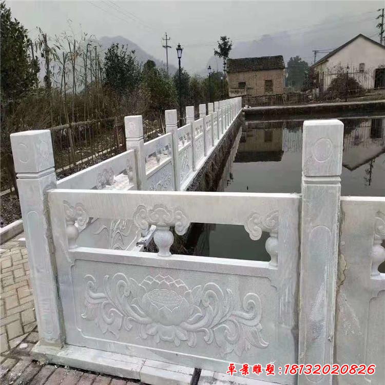 花坛石材栏杆  支持定制 庭院寺庙楼梯防护栏杆26237019