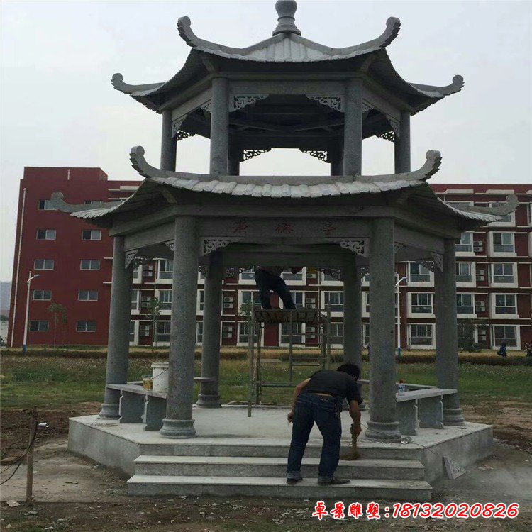 双层石凉亭 (73)