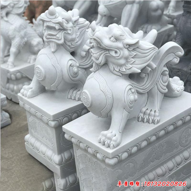 汉白玉招财貔貅石雕 (92)