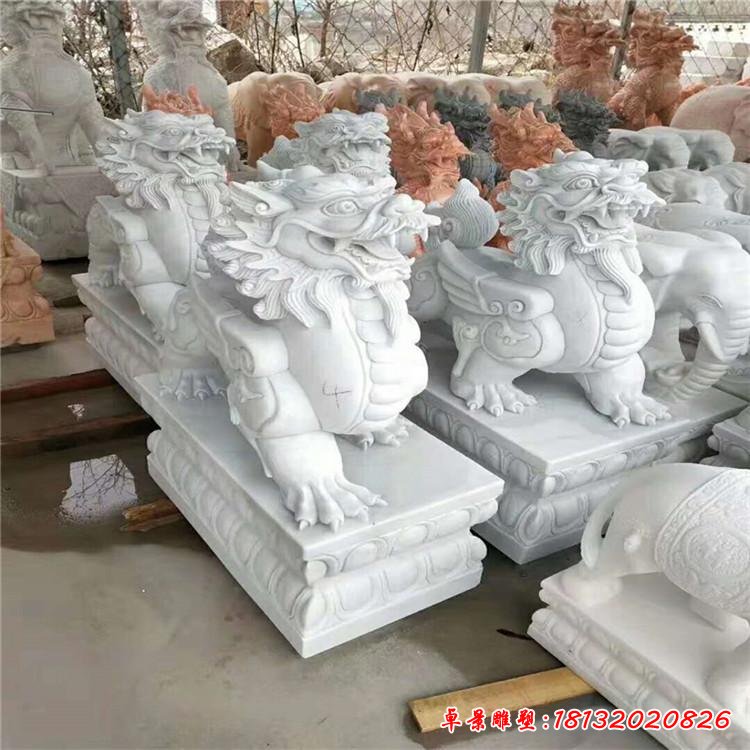 汉白玉招财貔貅石雕 (72)