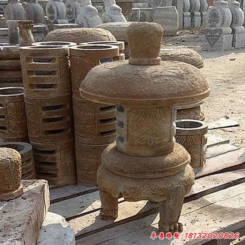 大理石灯雕塑 石雕宫灯 (4)