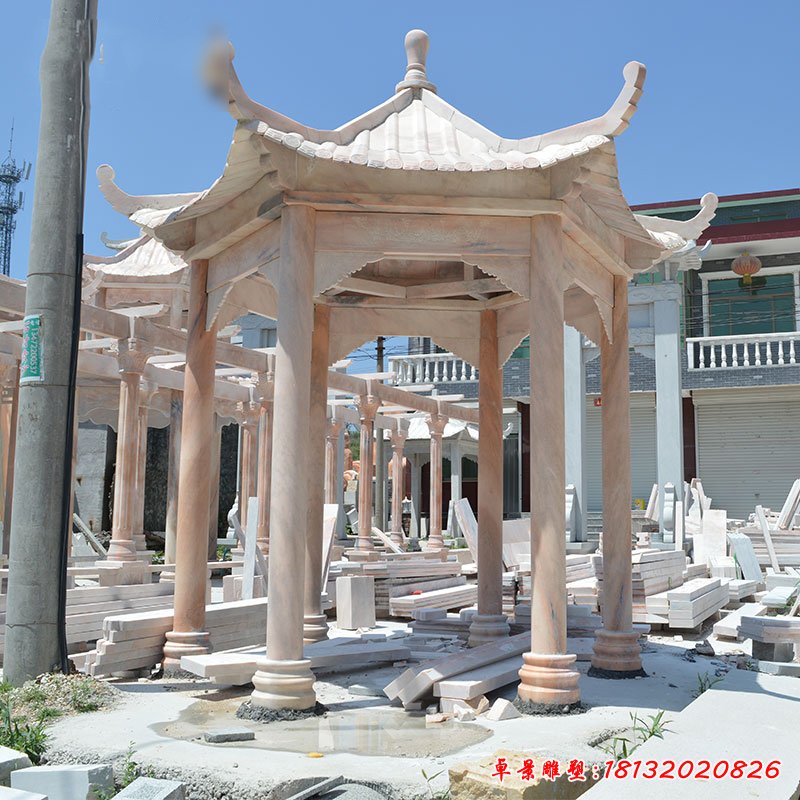 六角石凉亭 (32)