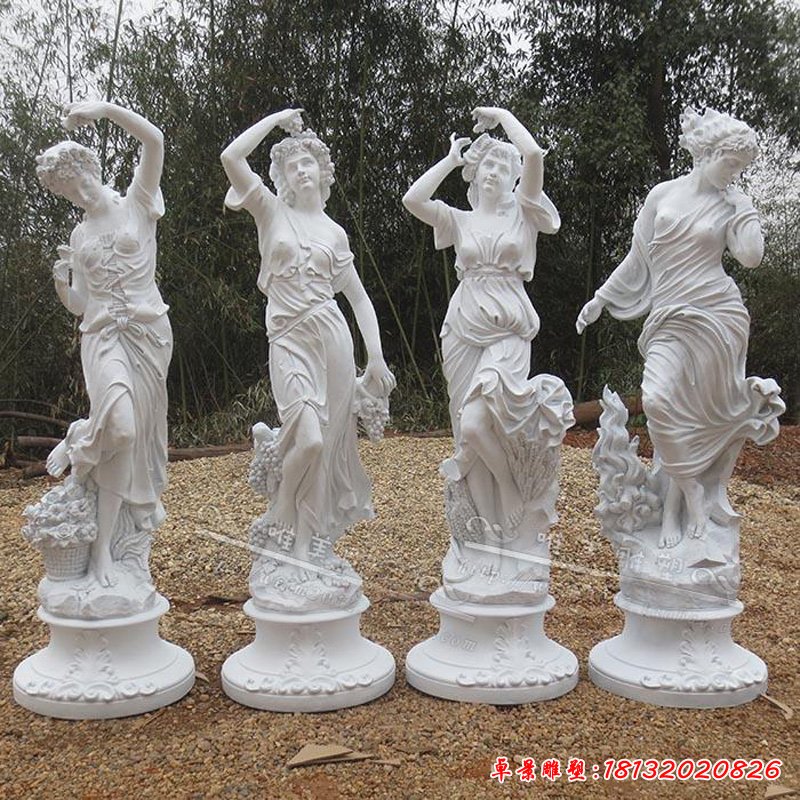 欧式美女石雕，欧式人物雕塑