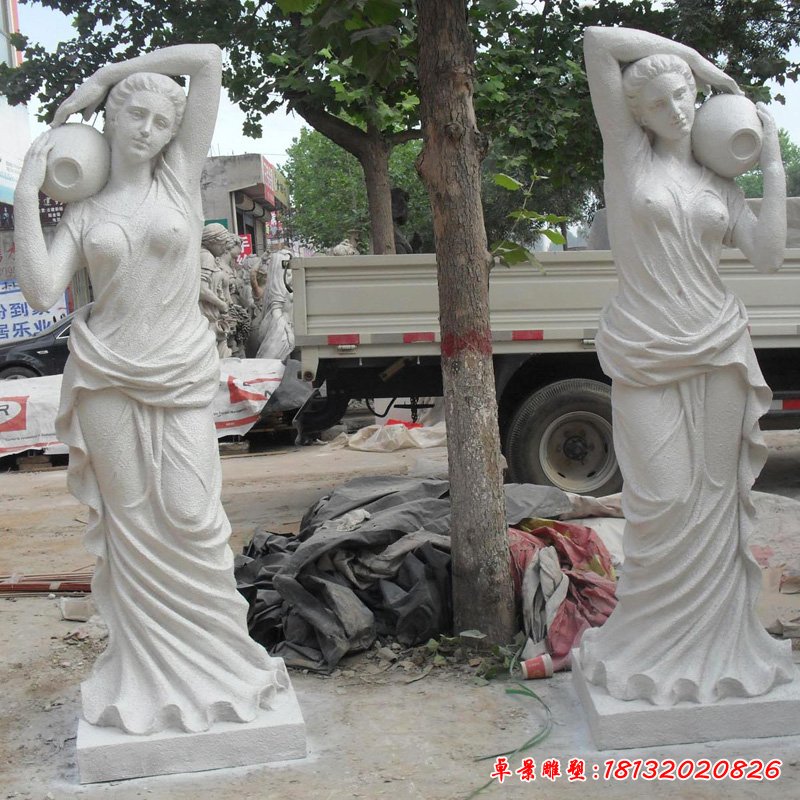 欧式女人石雕，欧式雕塑